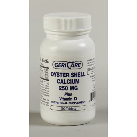 OYSTER SHELL CALCIUM 250 MG TABLET - 100CT