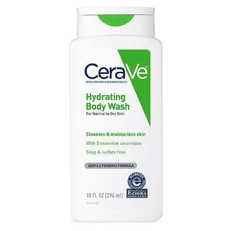 CERAVE HYDRATING BODY WASH 10 OZ