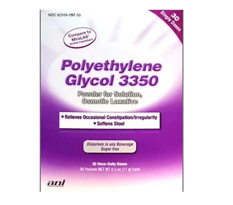 POLYETHLENE GLYCOL 3350  30  SINGLE DOSES