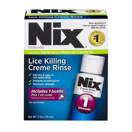 NIX LICE KILLING CREME RINSE 2 OZ 1 TREAT