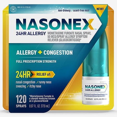 NASONEX MOMETASONE FUROATE NASAL SPRAY 120 SPRAYS