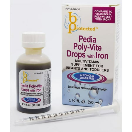 Pedia Poly-Vite Drops with Iron 50 ML