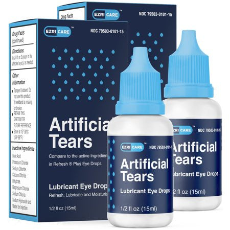 Artificial Tears 1% 15 ml - EzriCare