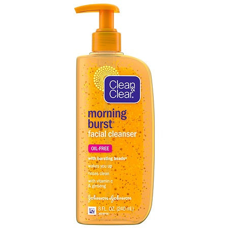 CLEAN & CLEAR MORNING BURST FACIAL CLEANSER OIL-FREE 8 OZ