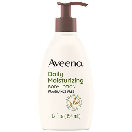 AVEENO DAILY MOISTURIZING LOTION FRAGANCE FREE 12 OZ