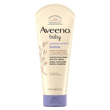 AVEENO BABY CALMING COMFORT LOTION NATURAL OATMEAL + LAVANDER 8 OZ