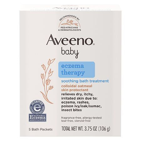 AVEENO BABY ECZEMATHERAPY 5 BATH PACKETS