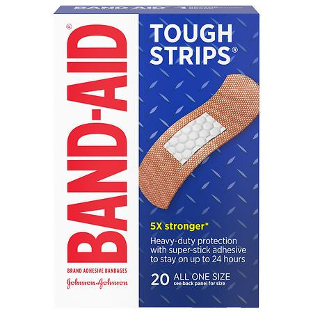 BAND AID TOUGH STRIPS ALL 20 CT