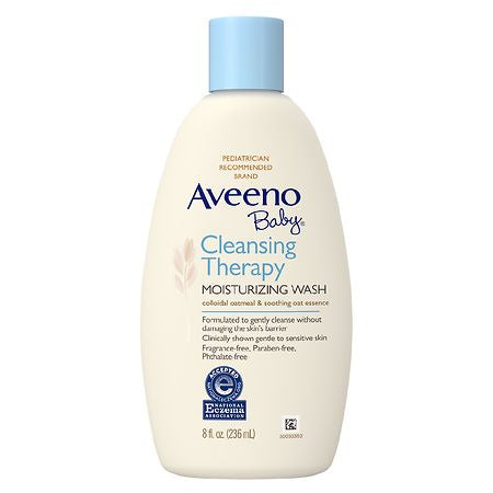 AVEENO BABY CLEANSING THERAPY MOIS. WASH 8 OZ