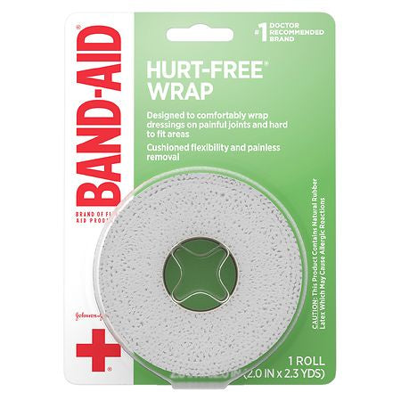 Band-Aid Hurt Free Wrap, 2 in x 2.3 yds