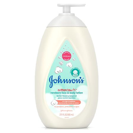 JOHNSON'S COTTONTOUCH  NEWBORN FACE & BODY LOTION 27.1 OZ