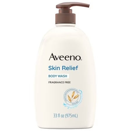 Aveeno Fragrance Free Active Naturals Skin Relief Body Wash 33 fl oz