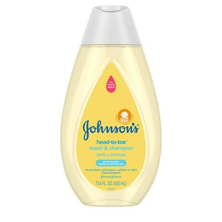 JOHNSON'S WASH & SHAMPOO 13.6 FL