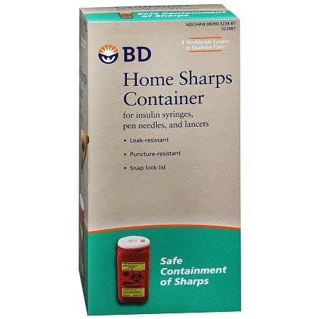 HOME SHARPS CONTAINER 1 CT - BD