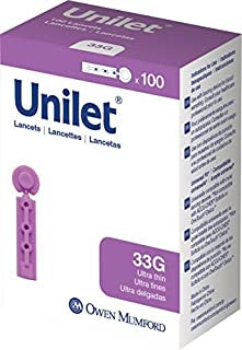 UNILET   LANCETS 33G 100 CT