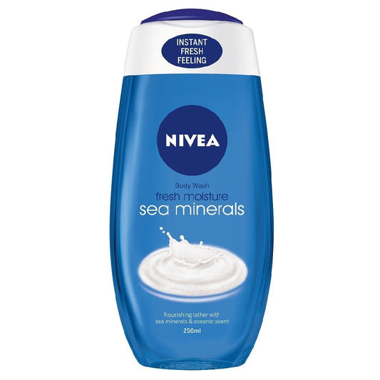 NIVEA CARING SHOWER GEL SEA MINERALS 250 ml.