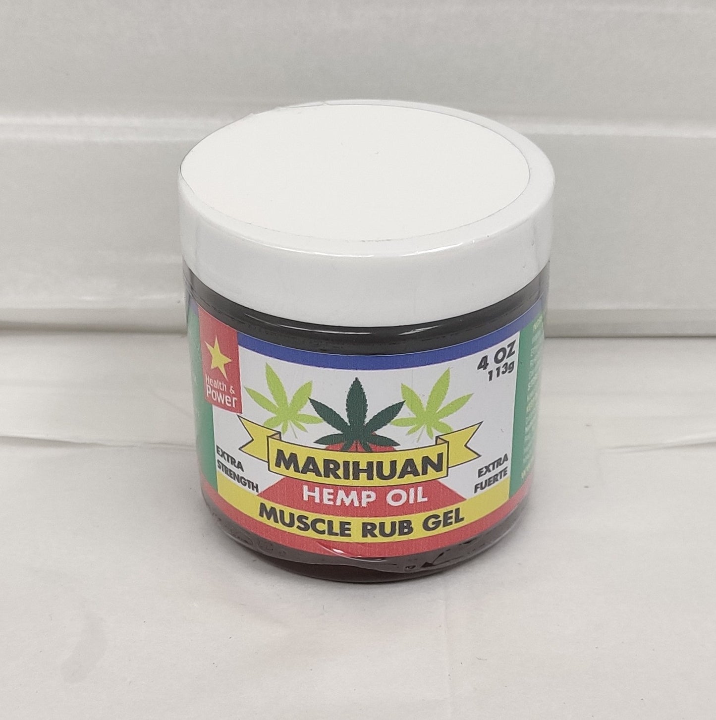 MARIHUAN HEM OIL  MUSCLE RUB GEL 4 OZ