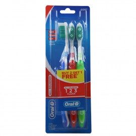 ORAL-B ALL ROUNDER 123 SOFT 3PK