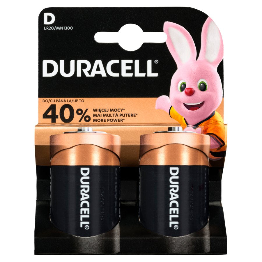 DURACELL DURALOCK / D / 2 PACK