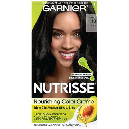 GARNIER NUTRISSE LICORICE 10 BLACK