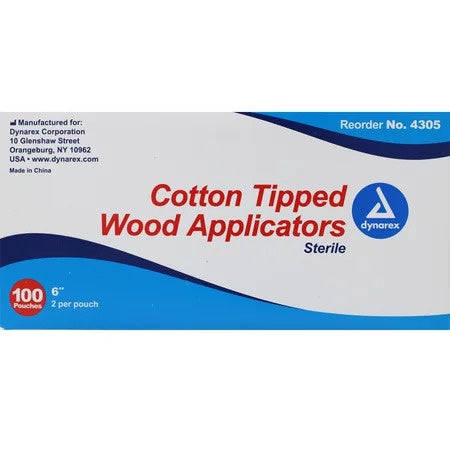 COTTON-TIP APPL STERLE (2P) x 100ct