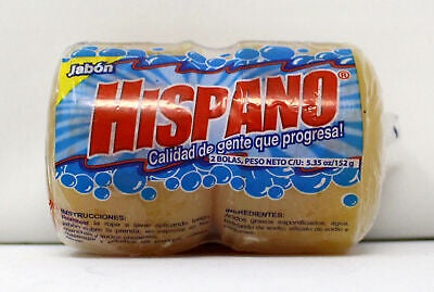 HISPANO Laundry Soap- BOLA 5.64 OZ X 2 UNITS