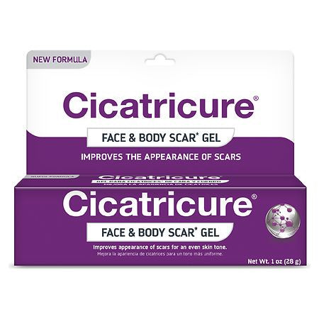 CICATRICURE FACE & BODY SCAR GEL 1 OZ