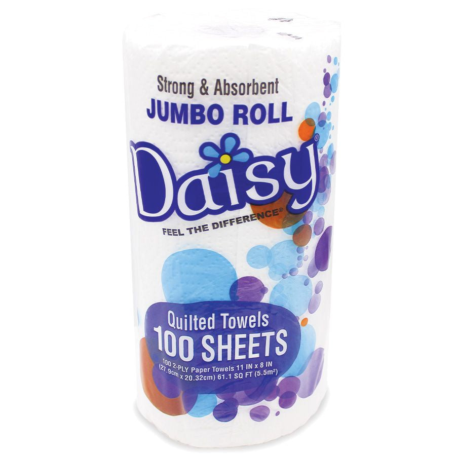 DAISY PAPER TOWEL 100 CT 2PLY JUMBO ROLL