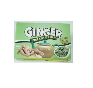 INSTANT GINGER TEA WITH LEMON GRASS 10 SACHETS