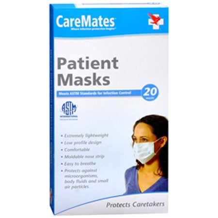 CAREMATES  FACE MASK 20CT