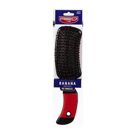 KISS - RED PROFESSIONAL BANANA BRUSH 1ct