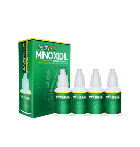 CRECEPELO SOLUCION CAPILAR 4X92 ML MINOXIDIL