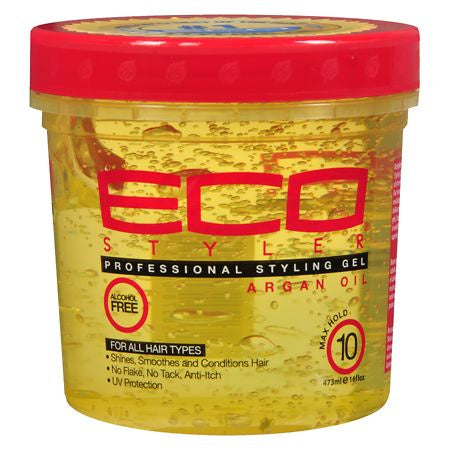 Eco Professional Styling Gel with  Moroccan Argan Oil 16 oz