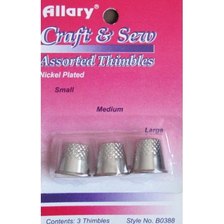 Assorted Thimbles - Nickel Plated -3