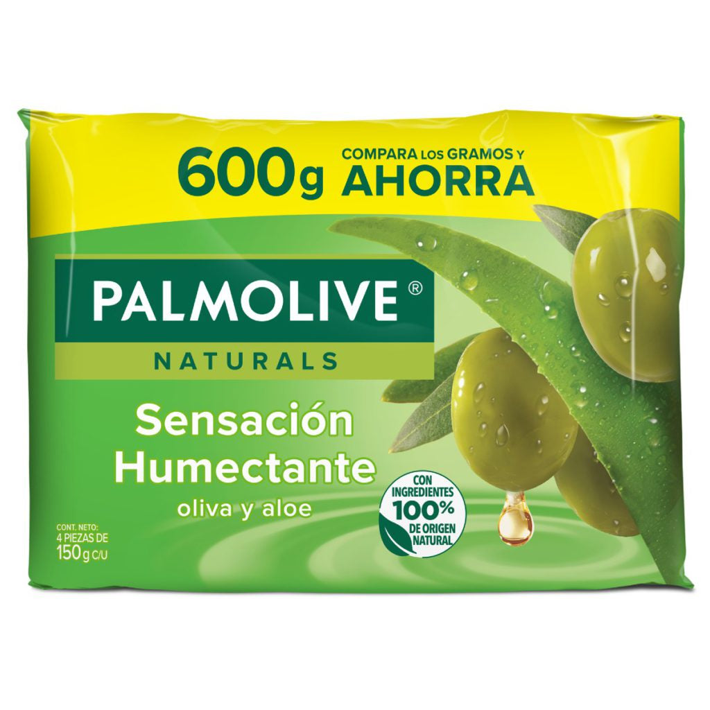 PALMOLIVE NATURALS NUTRICION HUMECTANTE OLIVE & ALOE VERA 4 PKT