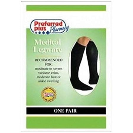 Loving Comfort Men's Medical Socks - 20-30 MMHG, XL, NAVY - ONE PAIR