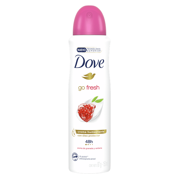 DOVE DEODORANT SPRAY 150 ML GO FRESH GRANADA POMEGRANATE