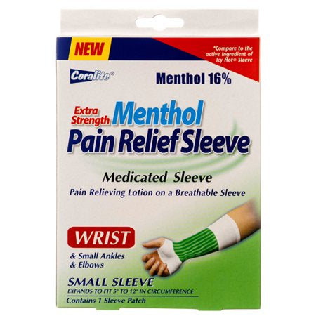 CORALITE SMALL MENTHOL  PAIN RELIEF SLEEVE