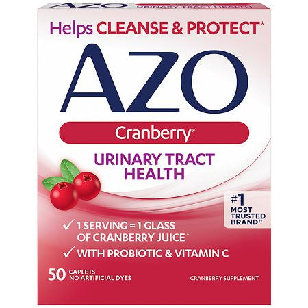 AZO-URINARY TRACT HEALTH CRANBERRY 50CAP