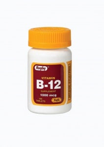 Vitamin B-12 1000 mcg 130 Tablets-MAJOR