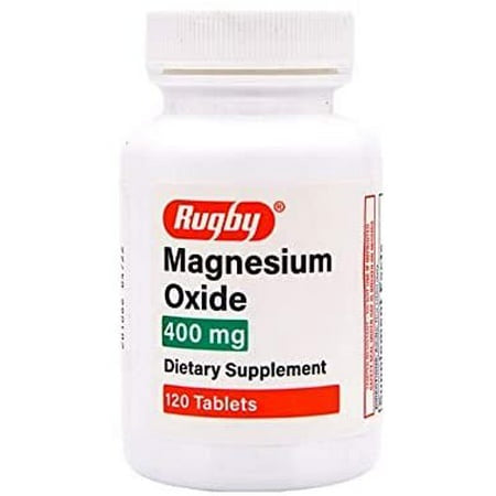 RUGBY MAGNESIUM OXIDE 400MG 120 TABLETS