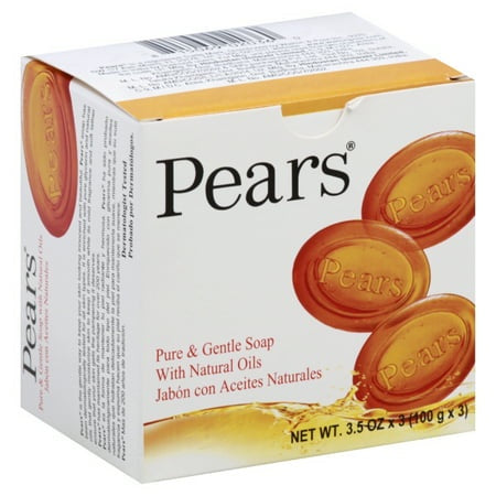 PEARS PURE & GENTLE SOAP - 3.5 OZ X 3 PACK