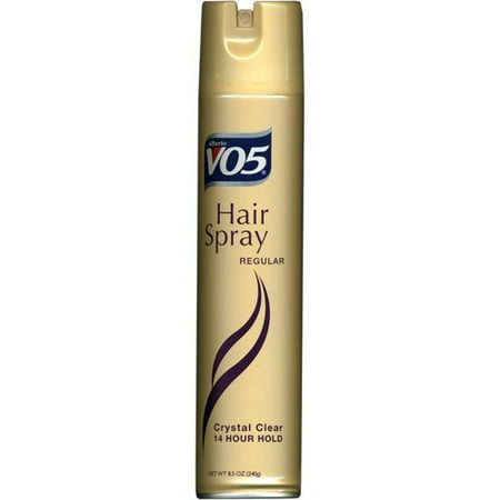 VO5 Crystal Clear Hairspray, Unscented 8.5 oz