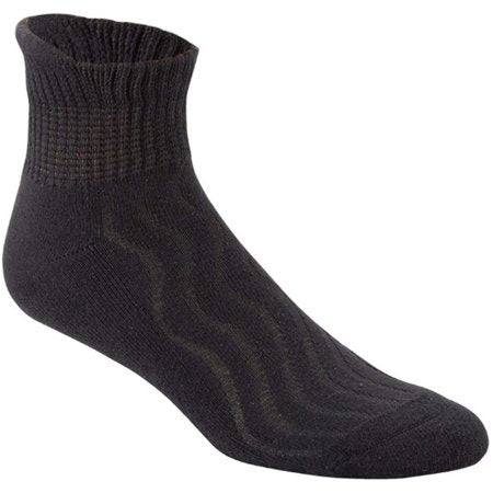 DIABETIC SOCKS ANKLE LARGE BLACK