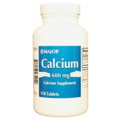 MAJOR CALCIUM 600 MG 150 TABLETS