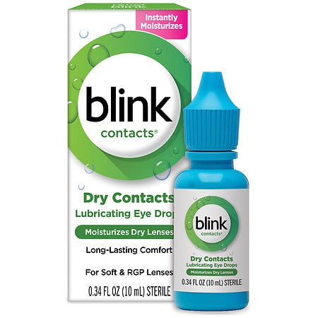 BLINK CONTACTS DRY CONTACTS LUBRICATING EYE DROPS 0.34 OZ