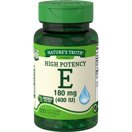 NATURE'S  TRUTH HIGH POTENCY  E 180 MG 100 SOFTGELS