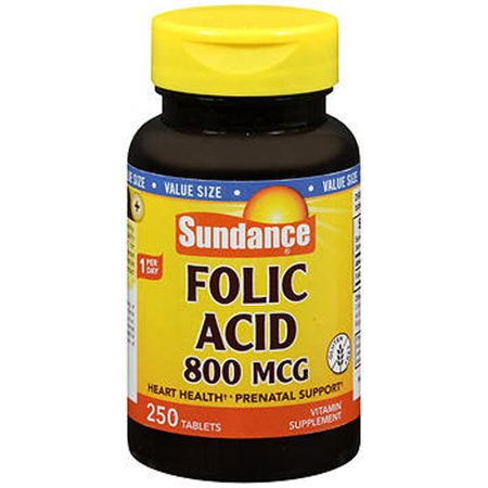 SUNDANCE FOLIC ACID 800 mcg./250 TAB.