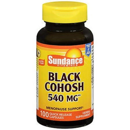 BLACK COHOSH 540 MG 100 CAPSULES - SUNDANCE