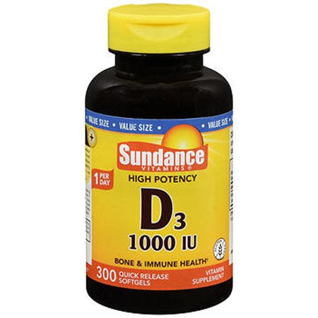 VITAMIN D3 25 MCG (1000 IU) 300 QUICK RELEASE SOFTGELS